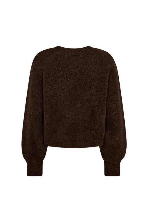 Co'couture Comfortabele Bruine Cozy Trui