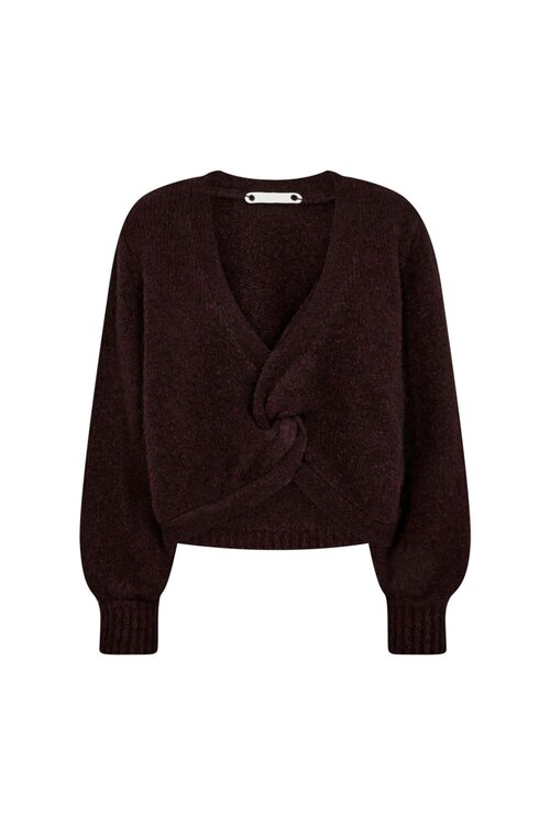 Co'couture Bordeaux Comfortabele Sweater