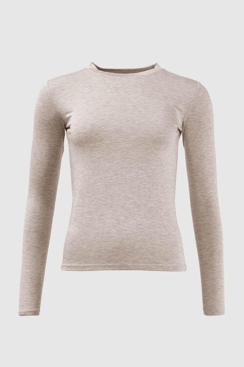 WITHBLACK Grijs T-shirt in zilverkleur