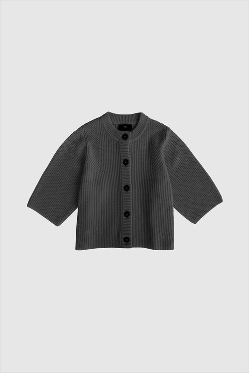 WITHBLACK Vest in Donkergrijs