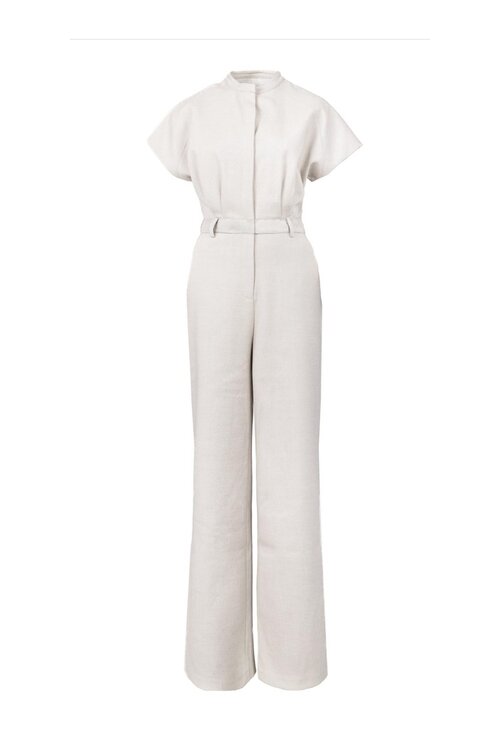 EST'SEVEN Jumpsuit in Crèmekleur