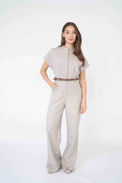 EST'SEVEN Jumpsuit in Crèmekleur