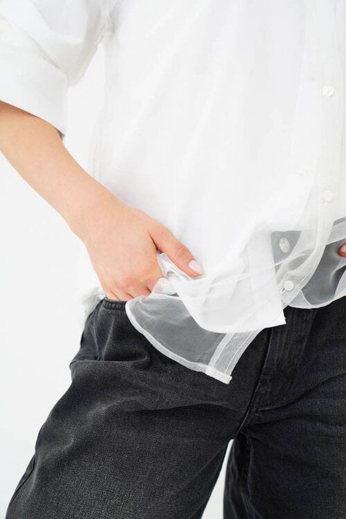 EST'SEVEN Blouse in het wit