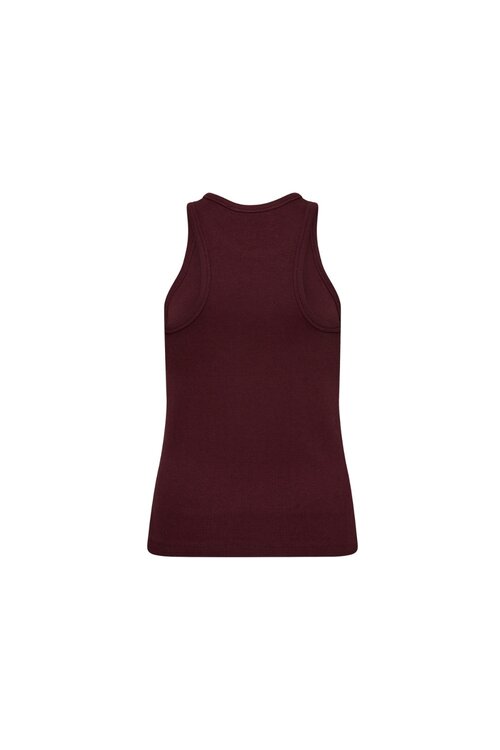 Co'couture Sahara Tank Top in Bordeaux