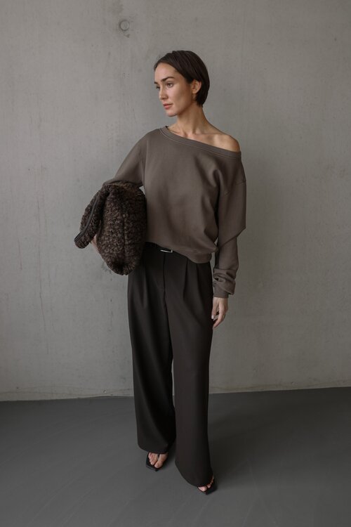 Club L'avenir T-shirt van Cacao