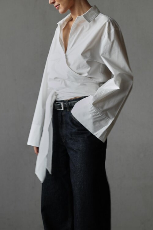 Club L'avenir Crèmekleurige Blouse