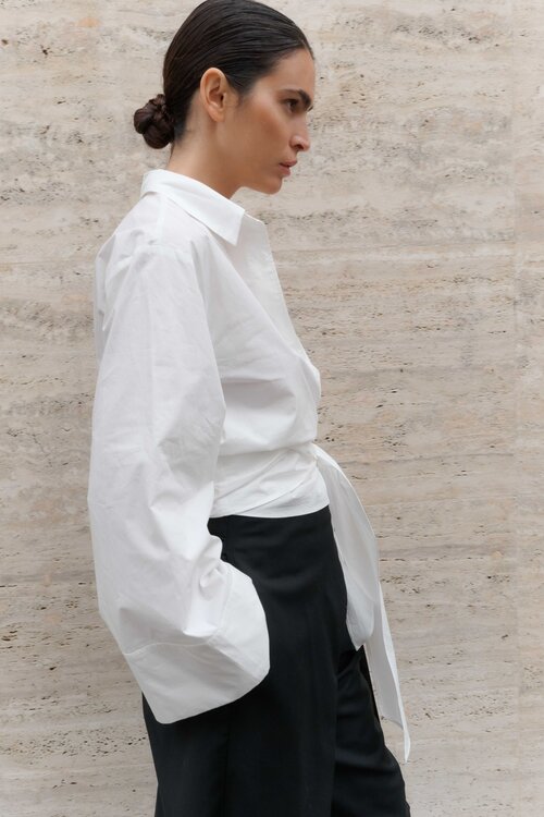 Club L'avenir Crèmekleurige Blouse