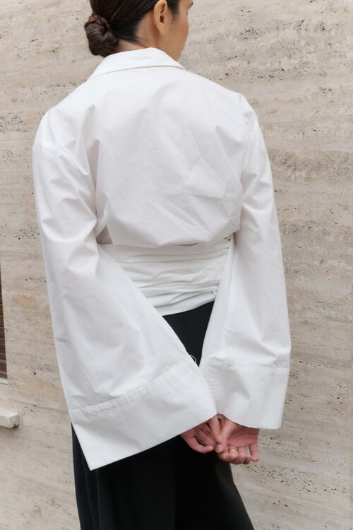 Club L'avenir Crèmekleurige Blouse