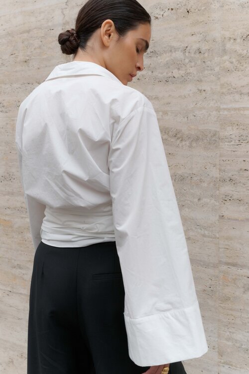 Club L'avenir Crèmekleurige Blouse