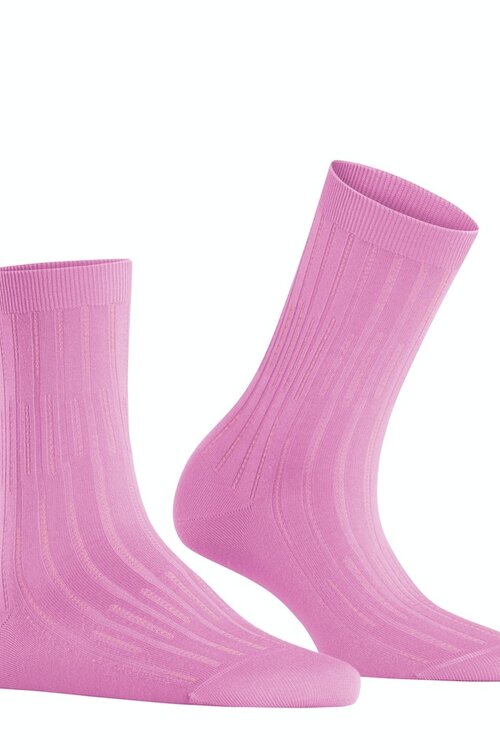 Falke Roze Rib sokken