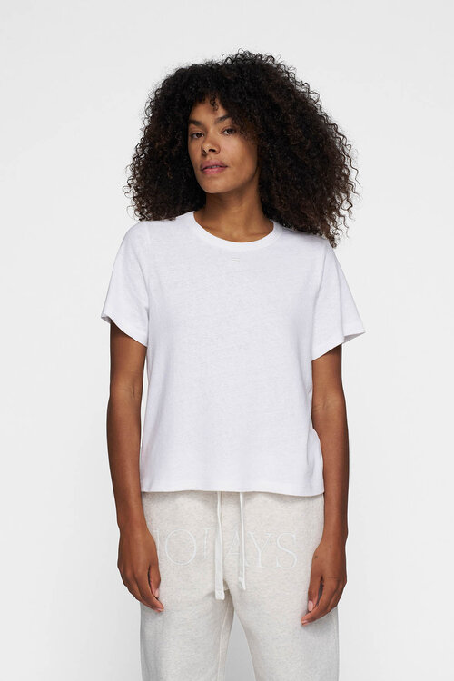 10Days Witte THE PETITE TEE LINEN