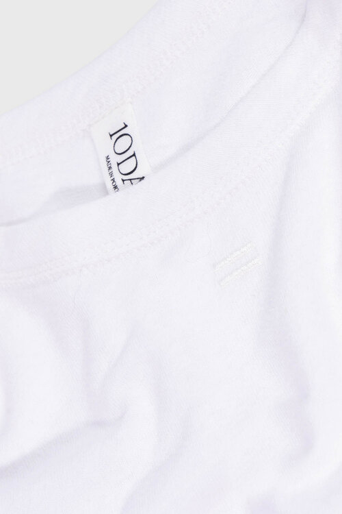 10Days Witte THE PETITE TEE LINEN