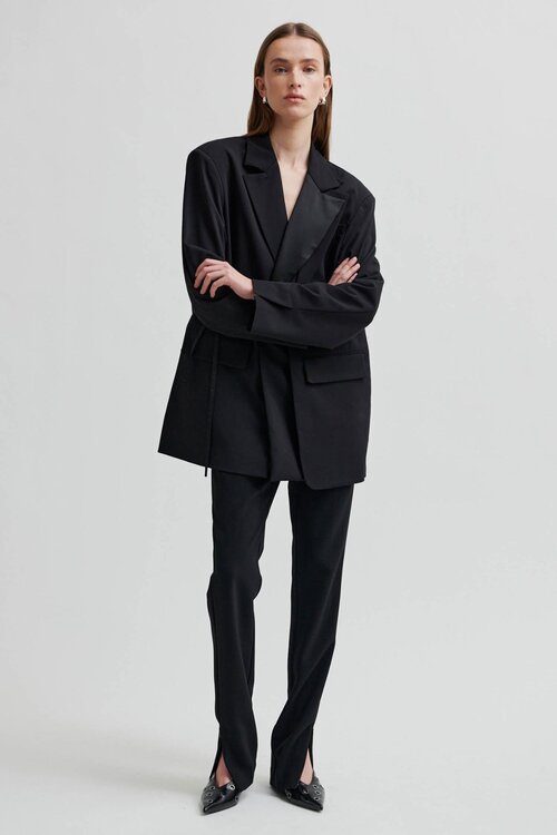 Second Female Zwarte Drink Blazer