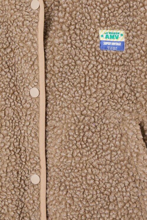 American Vintage Zandkleurig gilet