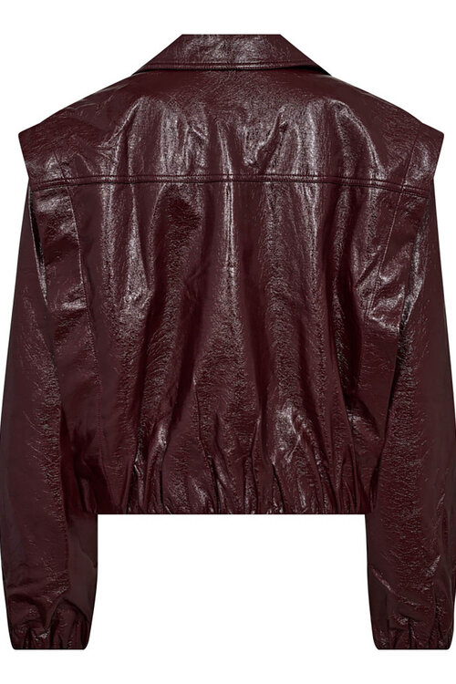 Co'couture Bordeauxkleurige Posy Jas