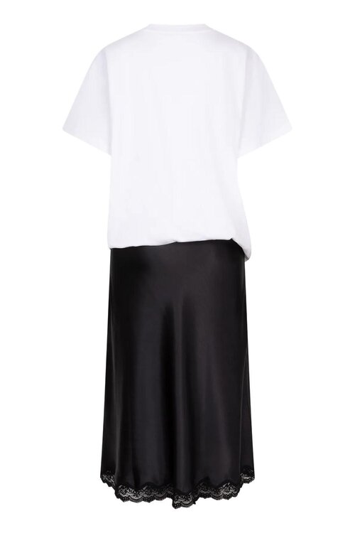 Love Stories Midi-jurk in zwart en wit