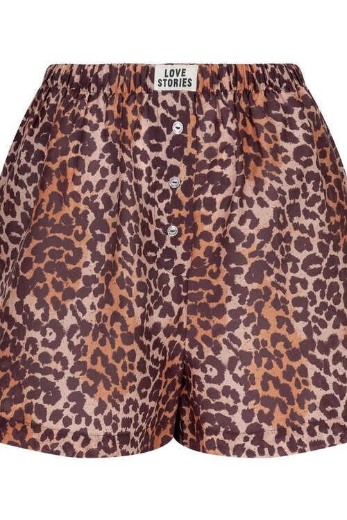 Love Stories Korte broek met luipaardprint