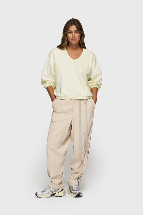 10Days Pastelgele trui met pofmouwen