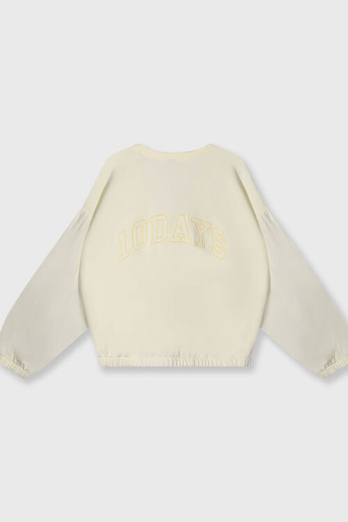 10Days Pastelgele trui met pofmouwen