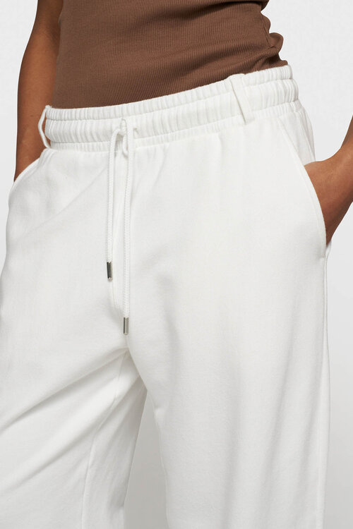 10Days Ecru Bar jogger van fleece