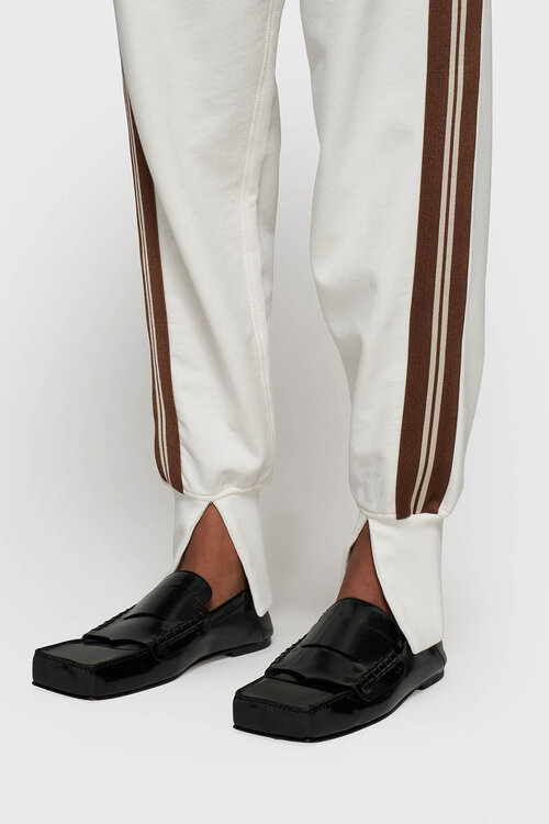 10Days Ecru jogger met balletstijl tape