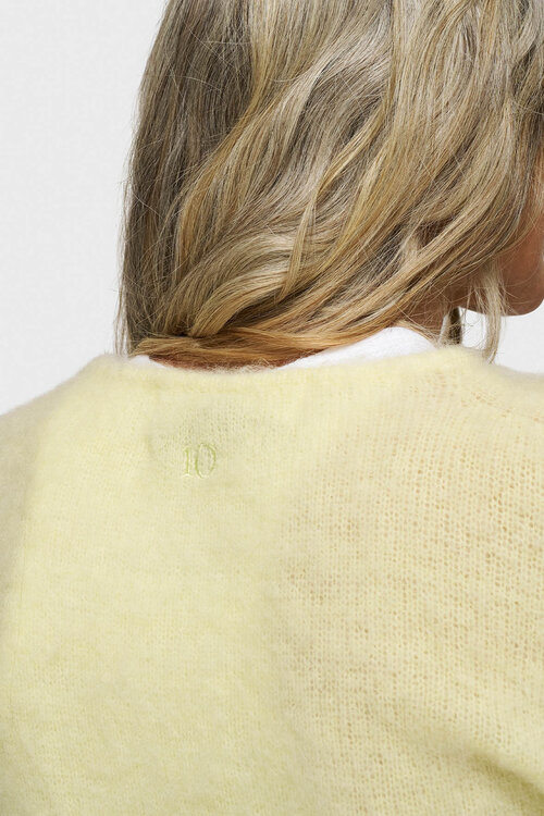 10Days zachte gebreide trui in pastelgeel