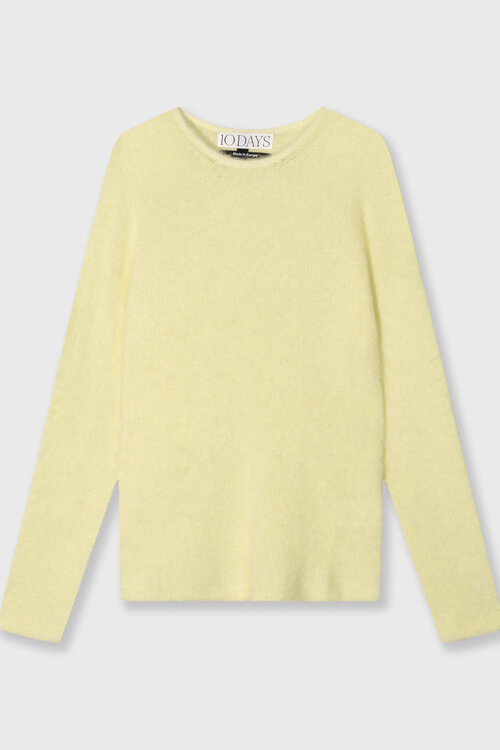 10Days zachte gebreide trui in pastelgeel