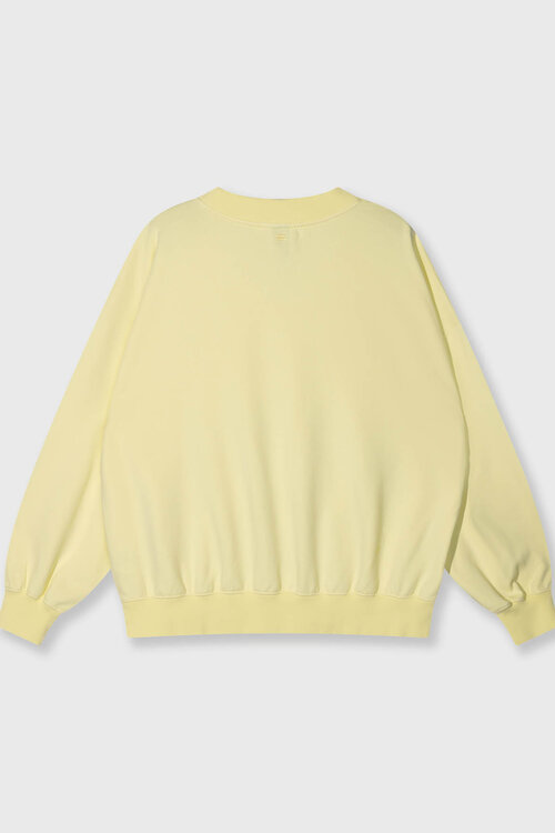 10Days Pastelgele oversized trui met logo