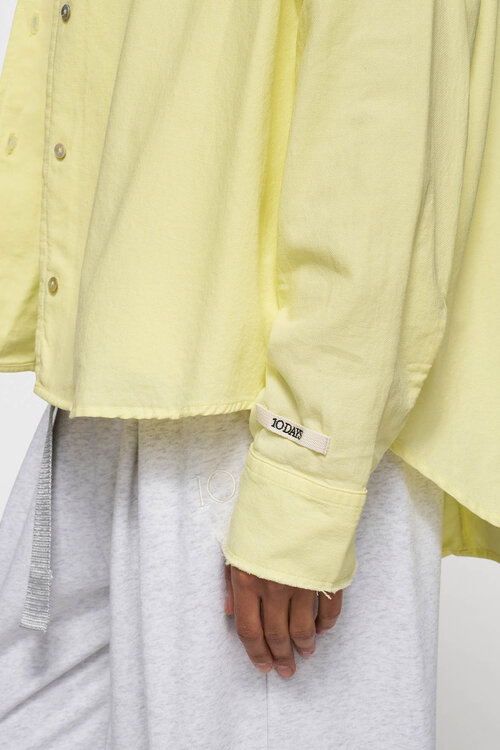 10Days pique shirt in pastelgeel