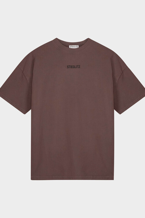 Stieglitz Miquel Oversized T-shirt in Bruin
