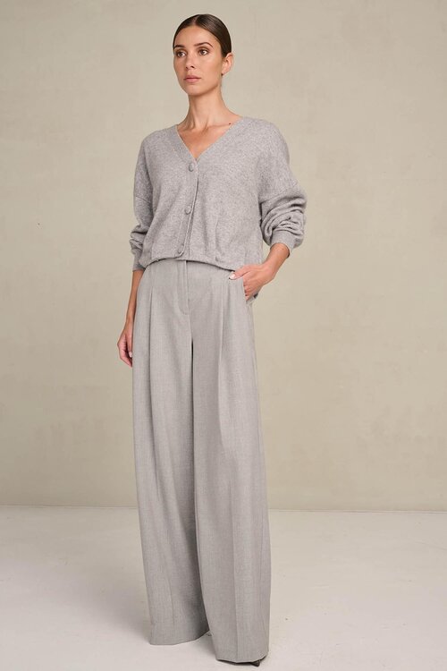 March23 Grijze cardigan