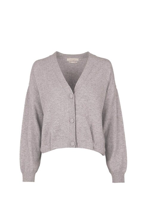 March23 Grijze cardigan