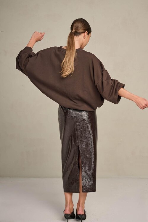 March23 Bruine Sweater