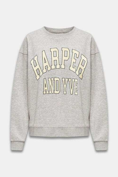 Harper & Yve Varsity SW Sweater in Grijs