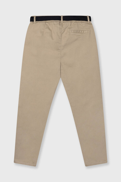 10Days Lichtbruine broek met riem