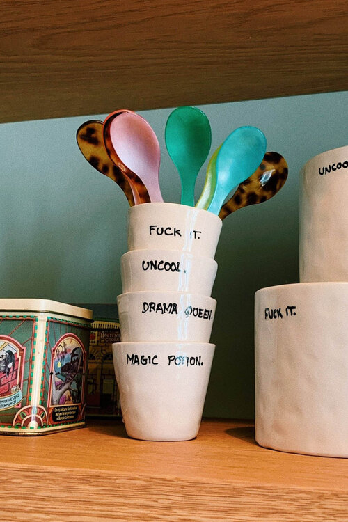 Anna & Nina Wit Fuck It Espresso Cup