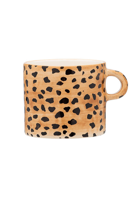 Anna & Nina Leopard Mok in Bruin