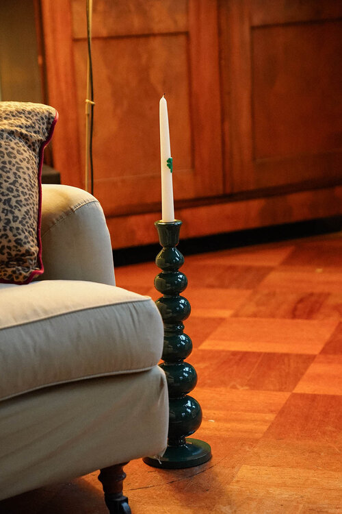 Anna & Nina Groene Pine Balloon Kandelaar