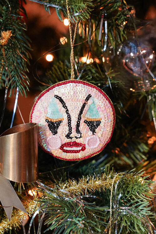 Anna & Nina Kleurrijke Pierrot Decoratie