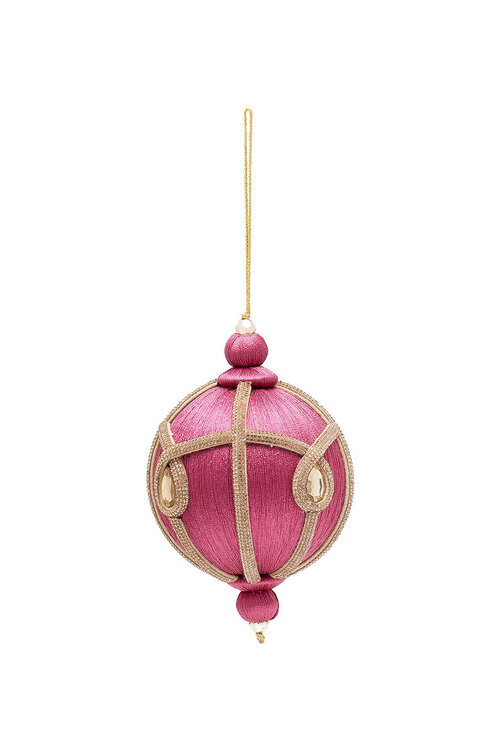 Anna & Nina Dusky Rose Ornament in Roze