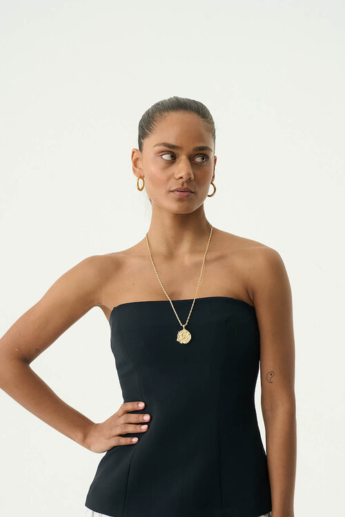 Anna & Nina Radiant Plain Gouden Ketting