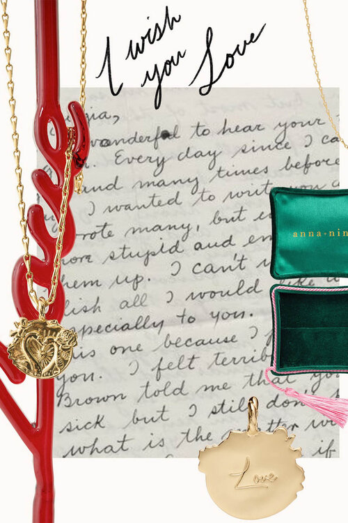 Anna & Nina Memorable Love Charm in Goud