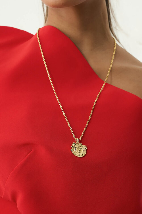 Anna & Nina Memorable Love Charm in Goud