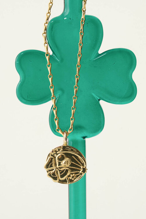 Anna & Nina Gouden Geluksbedel voor Onvergetelijke Momenten