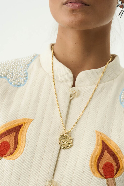 Anna & Nina Gouden Herinneringsbedel Birth Charm