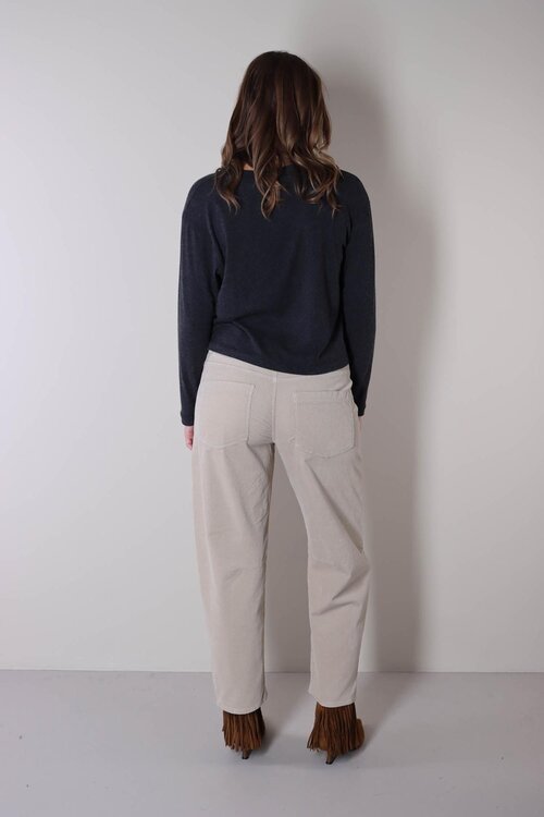 American Vintage T-shirt in donkergrijs