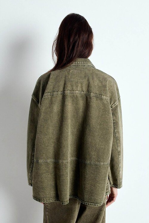 American Vintage Blouse in Kaki Kleur