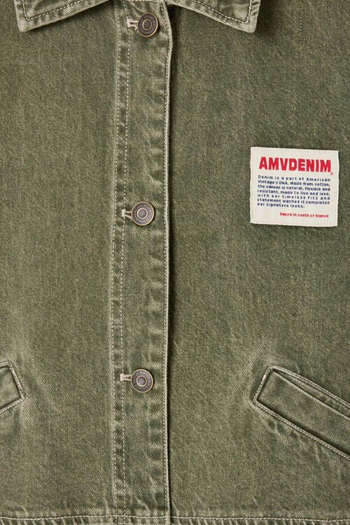 American Vintage Blouse in Kaki Kleur