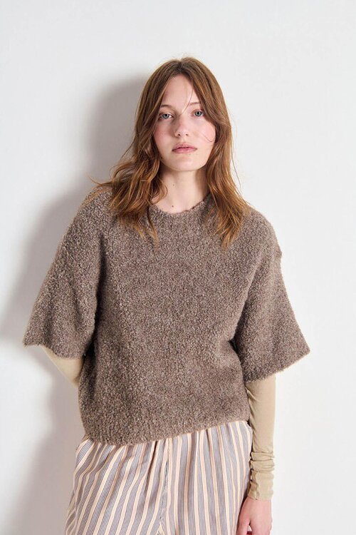 American Vintage Trui in Taupe