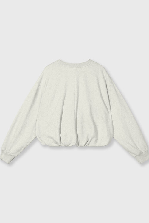 10Days Zachte witte trui met plooien